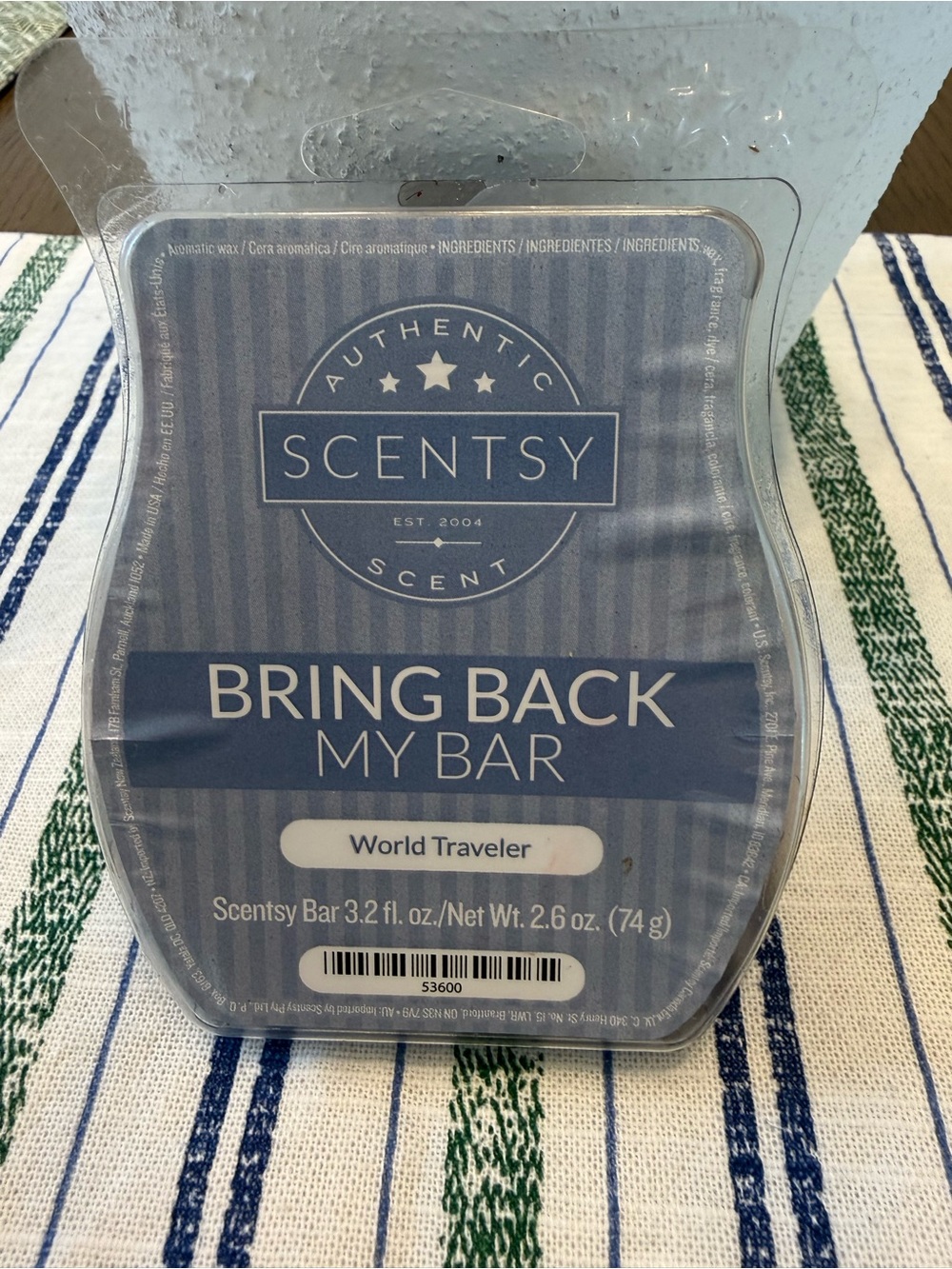 New Scentsy Discontinued Wax Bar World Traveler Retired Candle Bring Back My